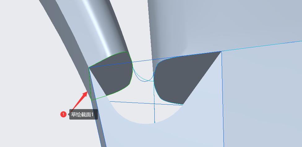 CREO蜗壳隔舌的造型方法1